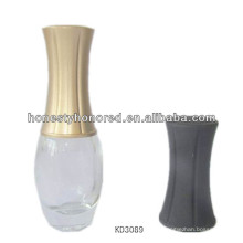 Einzigartige Form Glas Nagellack Flasche mit Pinsel und Cap